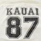 Vintage 1980s Kauai Hawaii Football Graphic T-Shirt Men's S
