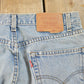 Vintage 1990s Levi's 505 Regular Straight Fit Denim Jeans Men's 33 x 29