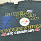 Vintage 2006 Pittsburgh Steelers Super Bowl 40 NFL Football Souvenir T-Shirt Men's 2XL