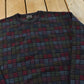 Vintage Jos A Bank Merino Wool Sweater: Geometric Pattern, Crewneck Knit