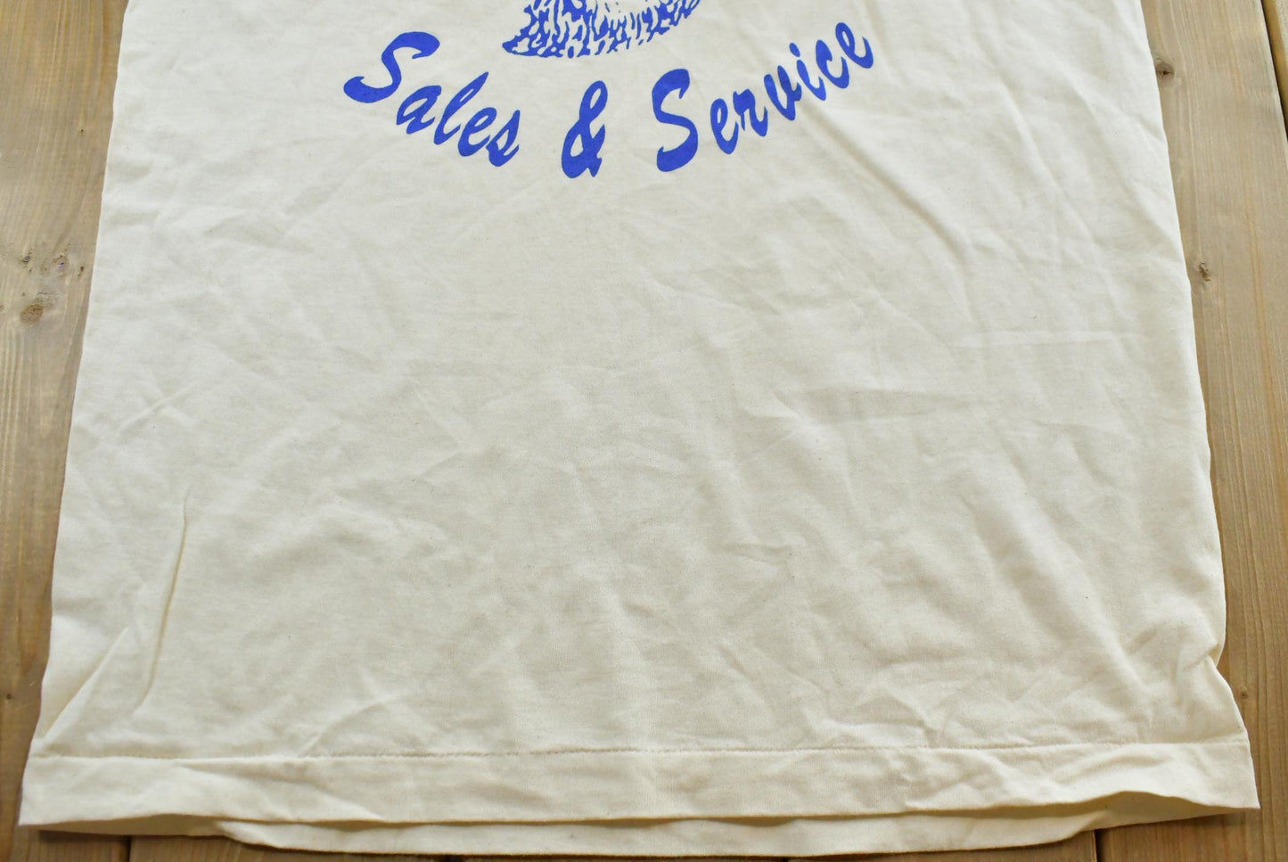 Vintage 1990s Leos Electric Sale Service Promotional Souvenir Lion T-Shirt Men's L