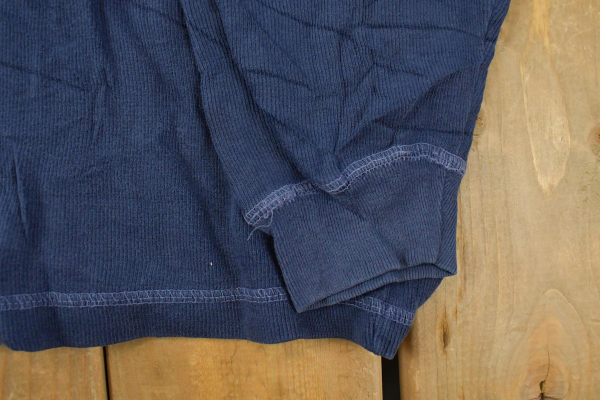 Vintage 1990s Jazzman Sportswear Thermal Waffle Henley Shirt Men's XL
