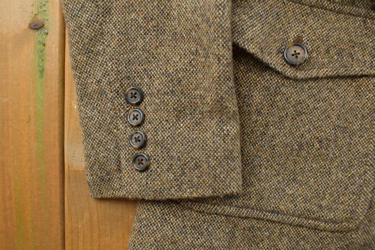 Vintage 1990s Lauren Ralph Lauren Wool Safari Jacket Women's M