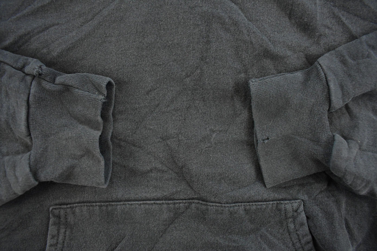 Vintage 2000s Hanes Ultimate Cotton Blank Black Hoodie Sweatshirt Men's L