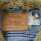 Vintage 1990s Levis Denim Jacket Faux Fur Collar Made In USA