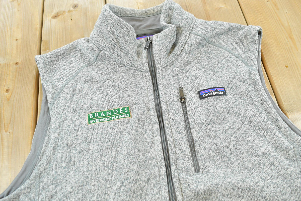 Vintage 2000s Patagonia Fleece Promotional Embroidered Vest Men's L