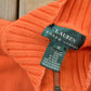Vintage 2000s Lauren Ralph Lauren Quarter Zip Sweatshirt Men's M / 2000s Ribbed Sweater / Preppy Americana