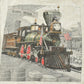Vintage 1990s Steam Engine Train Souvenir Single Stitch Graphic Print T-Shirt Men's L