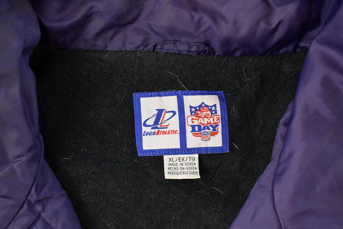 Vintage 1990s Baltimore Ravens NFL Logo Athletic Football Jacket Men's XL