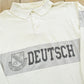 Vintage 1980s Deutsch Germany Polo Long Sleeve Rugby Shirt Men's M