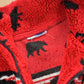 Vintage 1990s Bear & Wilderness Theme All Over Print Fleece Sweater Men's M