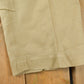 Vintage 1950s Military Starched Naval Army Khaki Pants Men's 29 x 30
