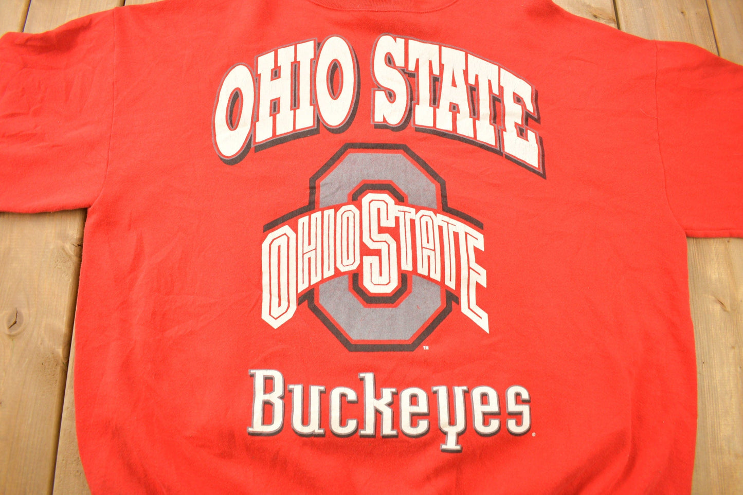 Vintage 1990s Ohio State University Buckeyes Collegiate Crewneck Men's 2XL