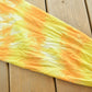 Vintage 1990s Tie Dye Yellow Long Sleeve T-Shirt Mens L