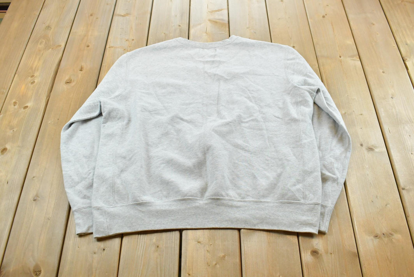 Vintage 1990s Polo Ralph Lauren Logo Reverse Weave Style Crewneck Sweatshirt Men's XL / 90s Streetwear / Basic Layering