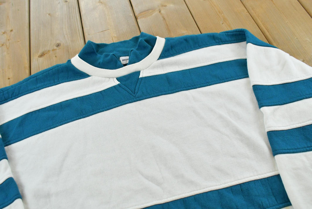 Vintage 1990s Lauren Brooke Striped Sweater Women's 3XL