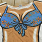 Vintage 1990s Bikini Dress St Maarten Glitter Bikini Swim T-Shirt Women's 3XL