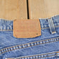 Vintage 1990s Levi's 551 Relaxed Tapered Fit Denim Jeans Women's 33 x 30