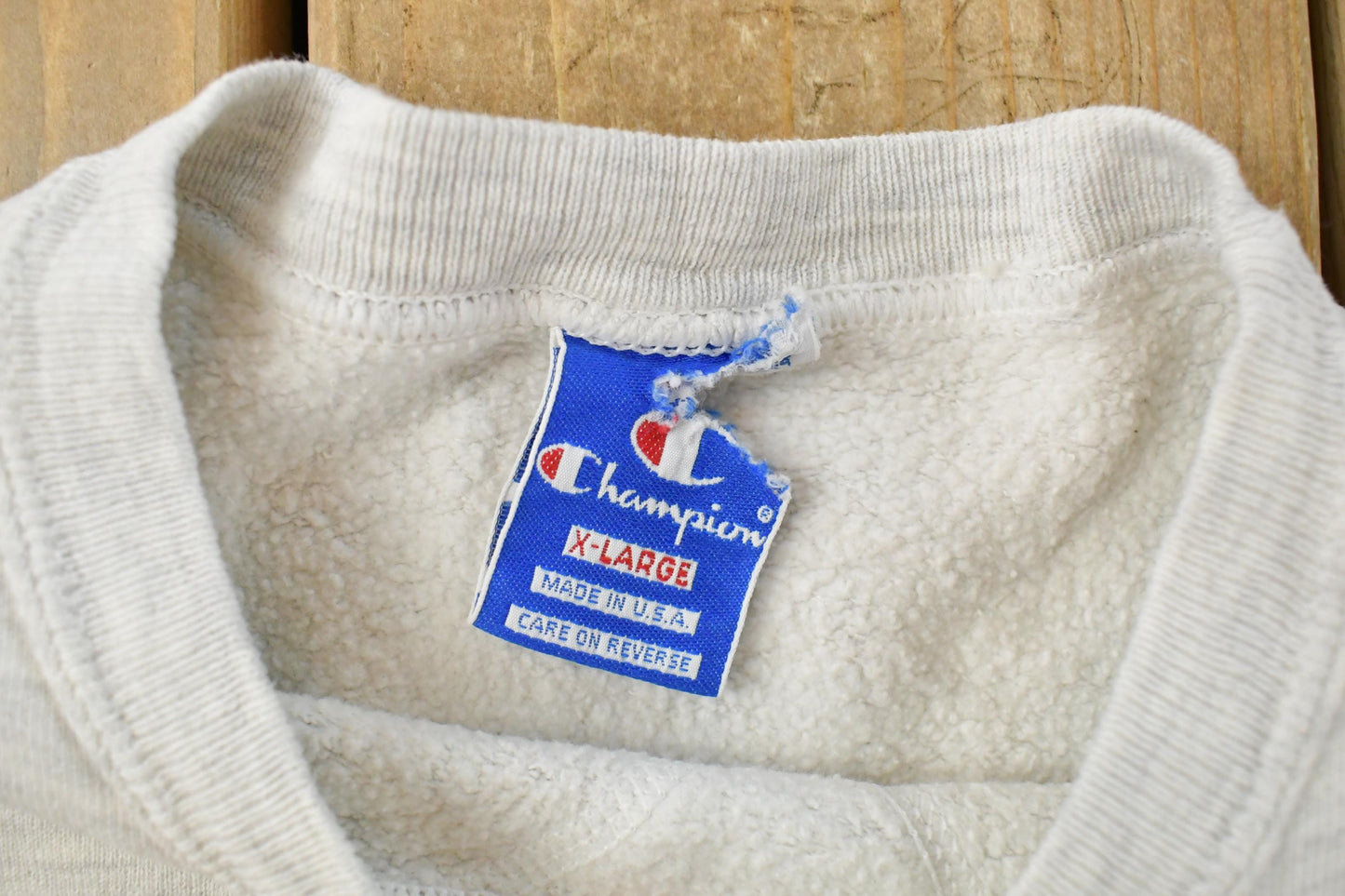 Vintage 1990s Augie Champion Collegiate Crewneck Sweatshirt Mens L