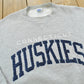 Vintage 1990s Russell Athletic Connecticut Huskies University Embroidered Crewneck Men's M