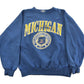 Vintage 1990s Distressed University Of Michigan Wolverines Collegiate Crewneck Sweatshirt Men's Large