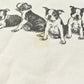 Vintage 1988 Puppies Dog Print Crewneck Sweatshirt Men's M