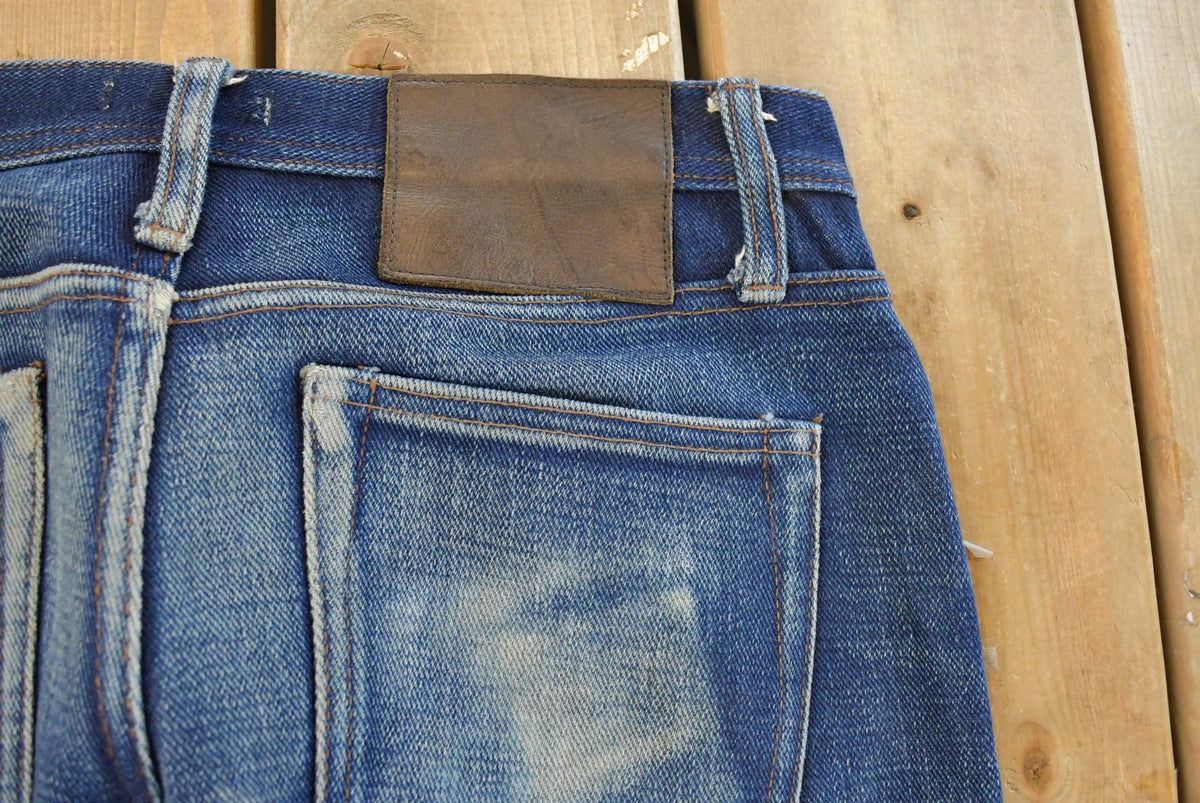 Vintage 2000s Japanese Unbranded 21oz Selvedge Raw Denim Jeans Ubizi Skinny Men's 30 x 28
