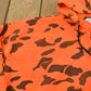 Vintage 1990s Ace Sportswear High Visibility Camo Orange Hoodie Men's 2XL