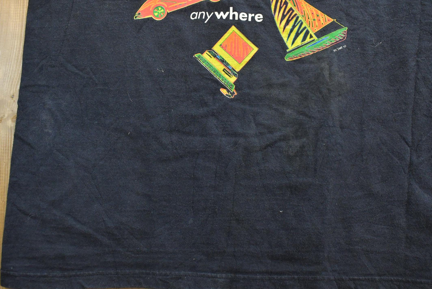Vintage 1990s Tultex Hijaak Graphics Software T-Shirt Mens XL