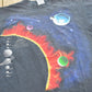 Vintage 1990 Harlequin Solar System Graphic T Shirt Mens Men's Medium