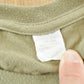 Vintage 1990s Blank Olive Green T-Shirt Men's L