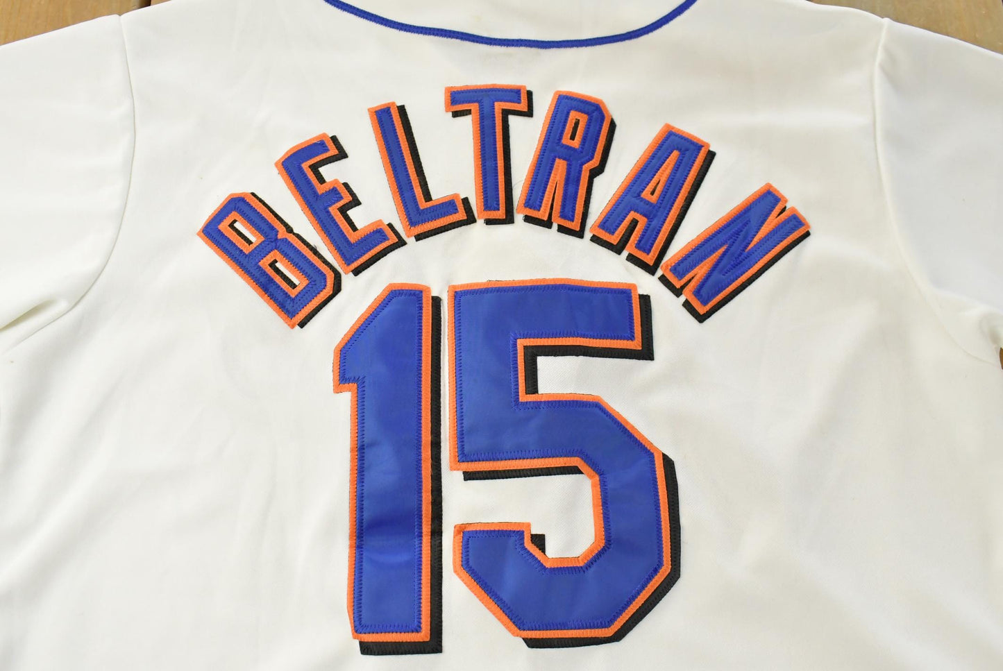 Vintage 2000s Carlos Beltran New York Mets Majestic MLB Jersey Men's Medium