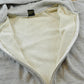 Vintage 1990s Bronzini Blank Grey Thermal Lined Full Zip Hoodie Men's L