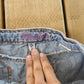 Vintage Y2K Yonique Denim Ruffled Mini Skirt Women's 27