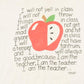 Vintage 1990's I Am The Teacher Souvenir Comedy T-Shirt Men's L
