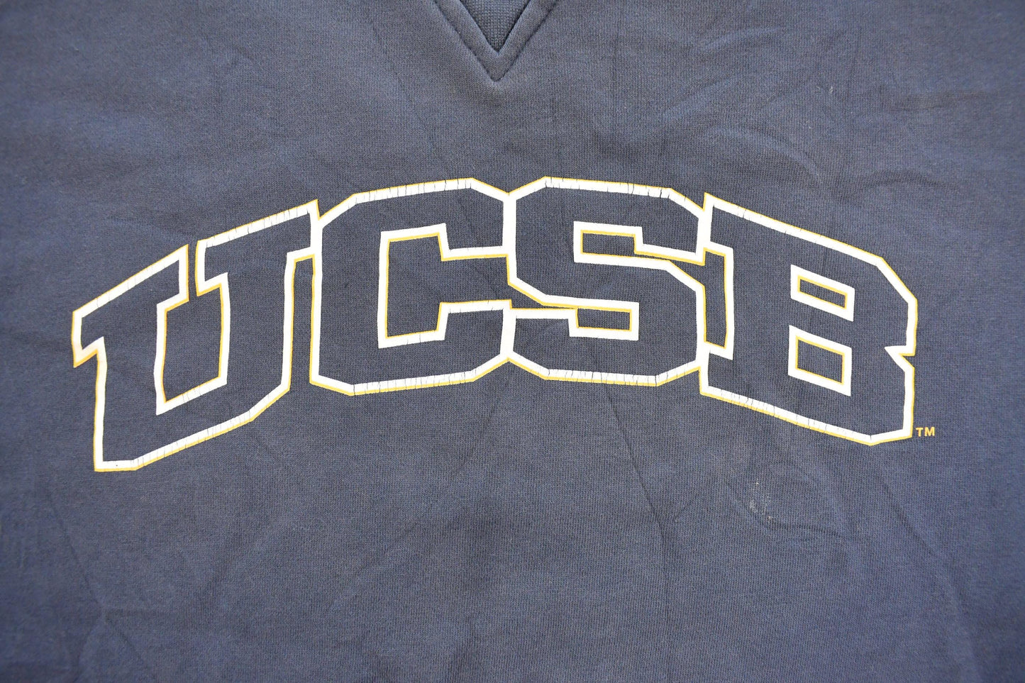 Vintage 1990s Sun Faded University Of California Santa Barbara Collegiate Crewneck Sweatshirt Men's XL