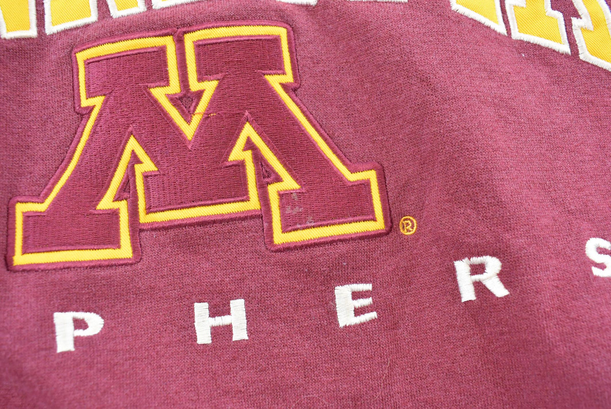 Vintage 1990s Lee Sport University of Minnesota Golden Gophers Crewneck Sweatshirt Men's XL