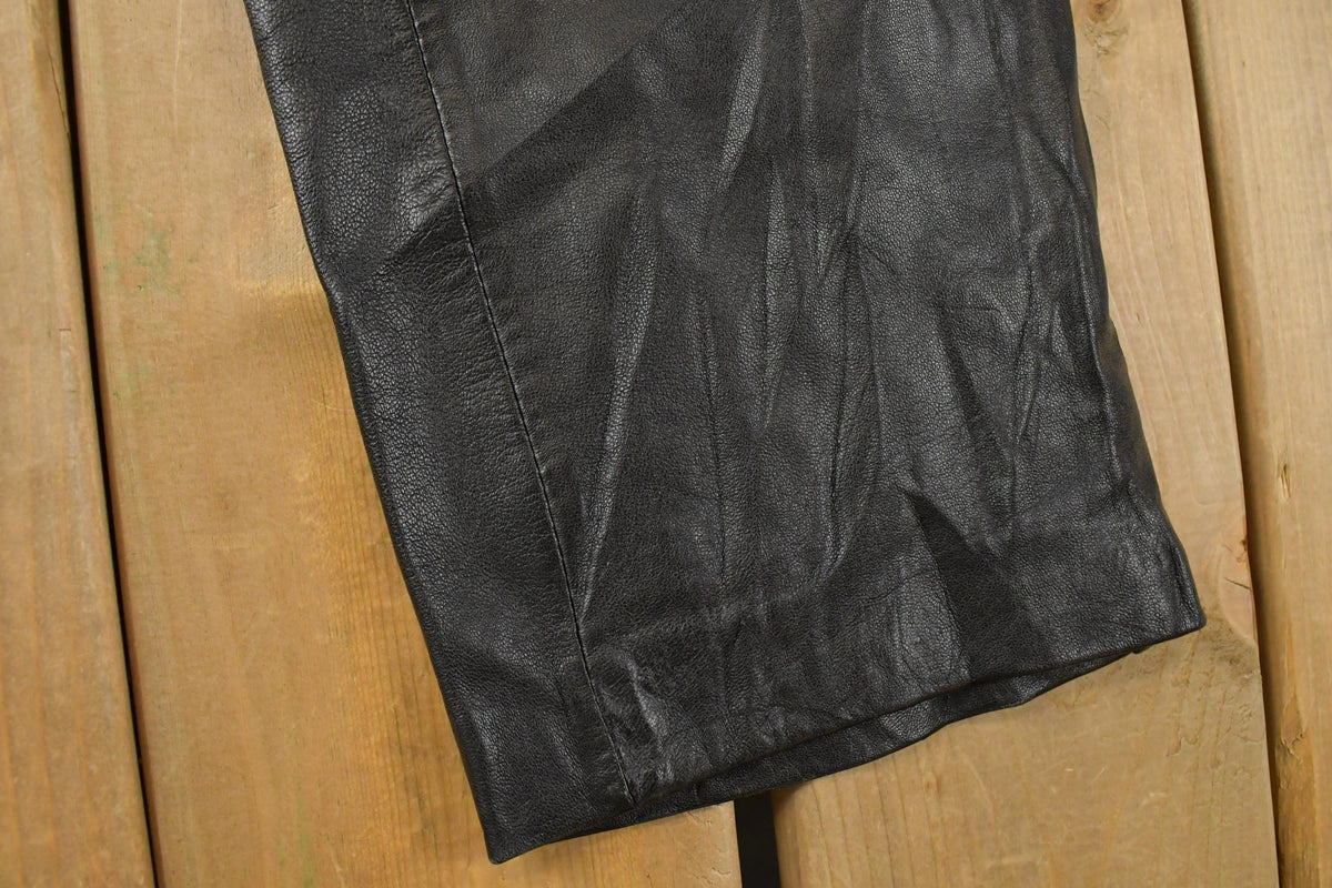 Vintage Y2K JLC New York Leather Pants Women's 27 x 26.5