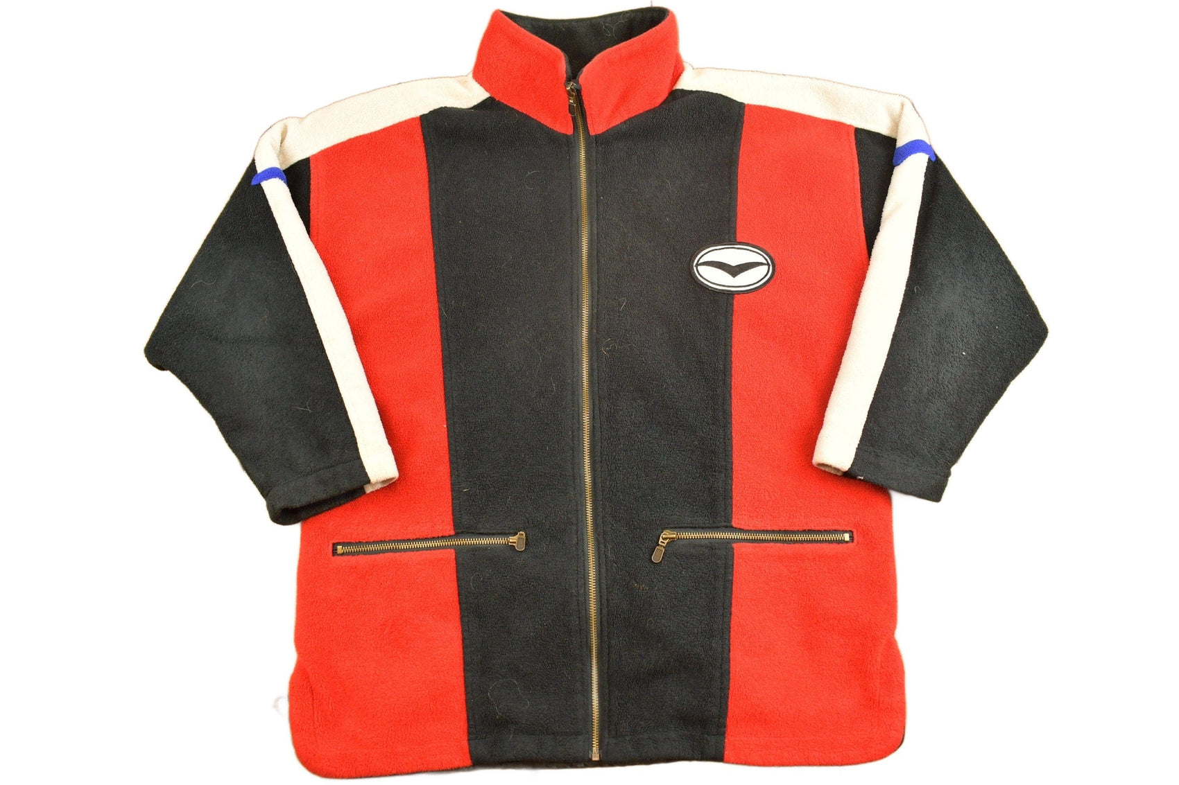 Vintage 1980s Blue Skys Quarter Zip Fleece Sweater Women's Large