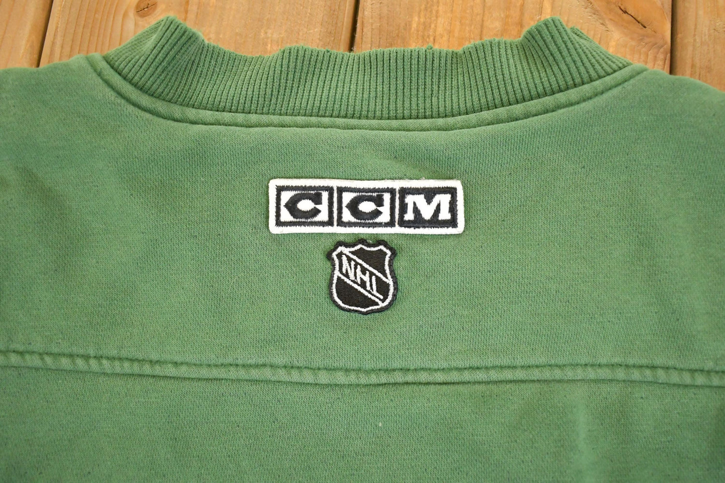 Vintage 1990s Minnesota Wild CCM Crewneck Sweatshirt Men's L