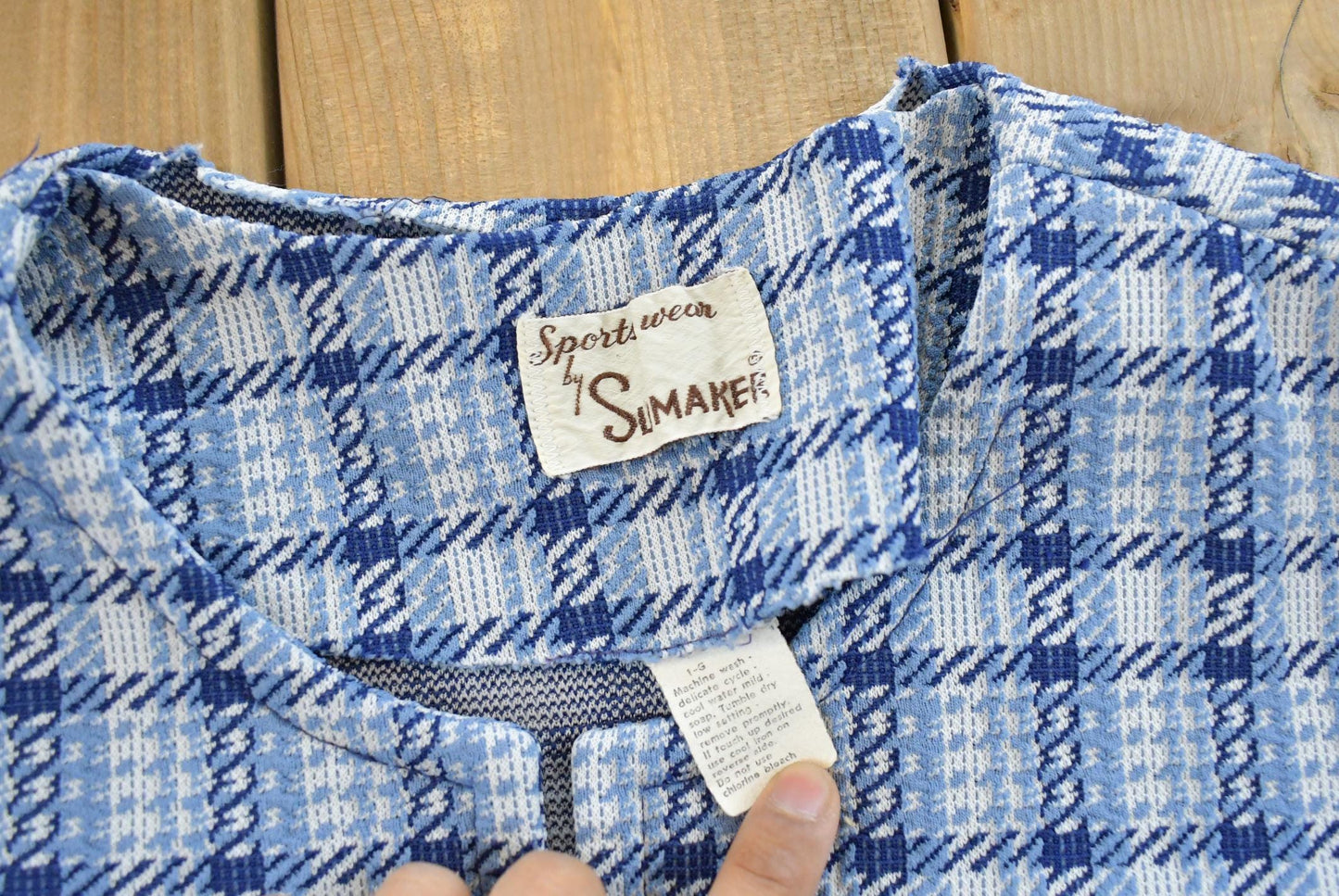 Vintage 1980s Sportswear by Sumaker Plaid Vest Women's XL