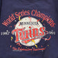 Vintage 1991 Minnesota Twins MLB World Series Champions Crewneck Sweatshirt Men's Medium