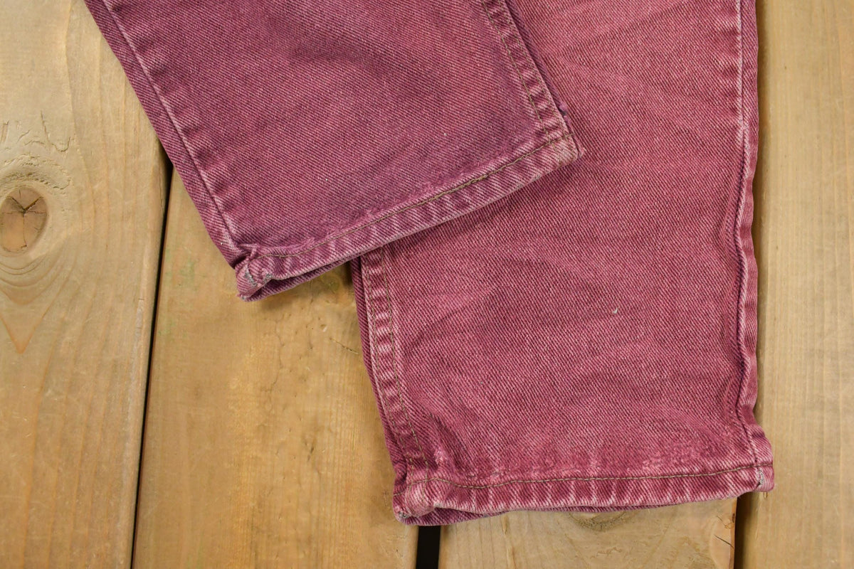 Vintage 1990s Distressed Levi's 550 Relaxed Tapered Fit Denim Jeans Men's 33 x 31