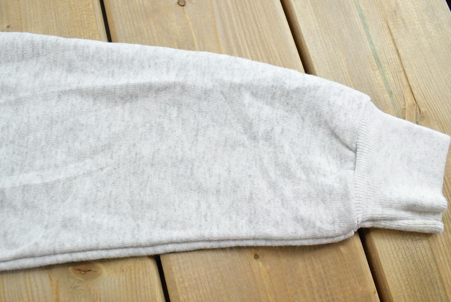 Vintage 1990s Lee Heavyweight Blank Grey Crewneck Sweatshirt Men's M