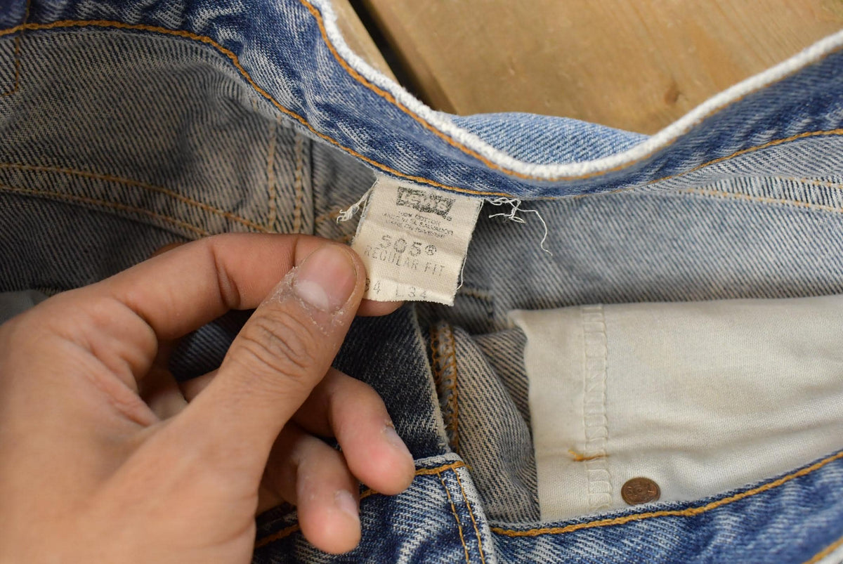 Vintage 1990s Levi's 505 Regular Fit Denim Jeans Men's 33 x 33