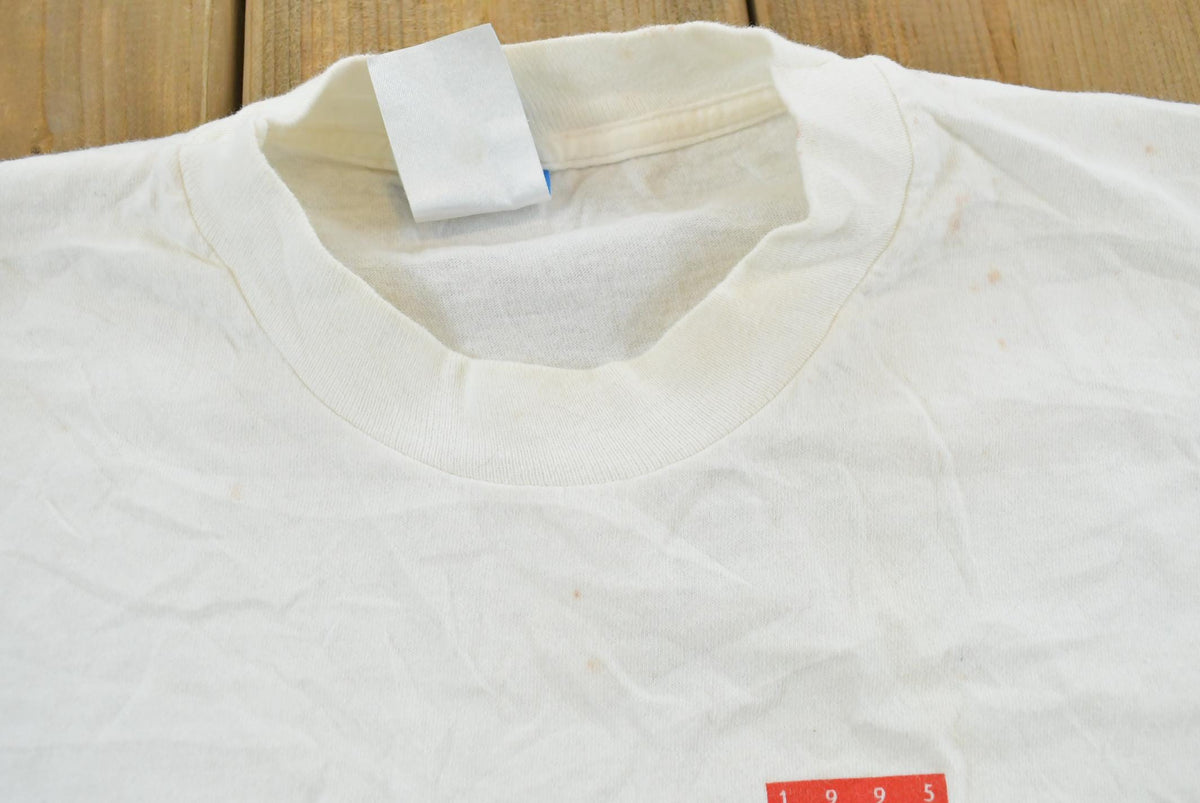 Vintage 1995 Rhode Island Hospice Regatta Sailboat Souvenir T-Shirt Men's L