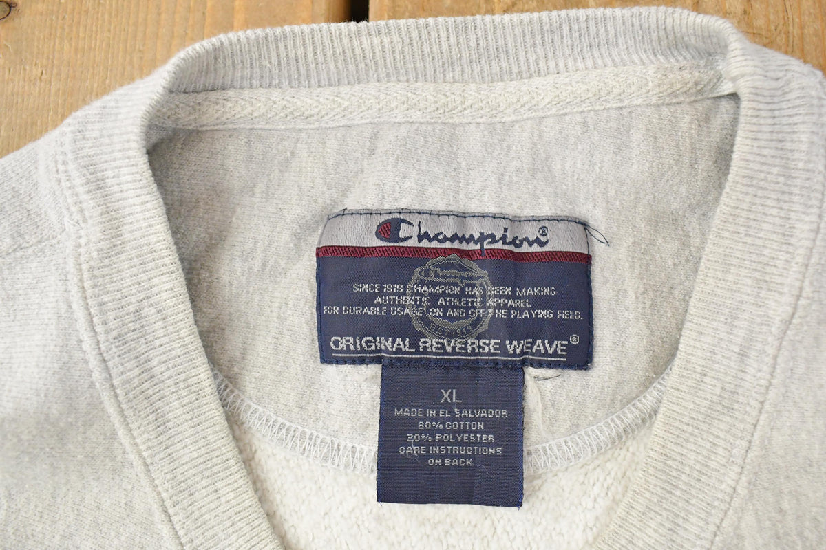 Vintage 2000s Bentley University Champion Reverse Weave Crewneck Sweatshirt Men's XL