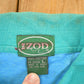Vintage 1980s Izod Striped Button Up Shirt Men's XL
