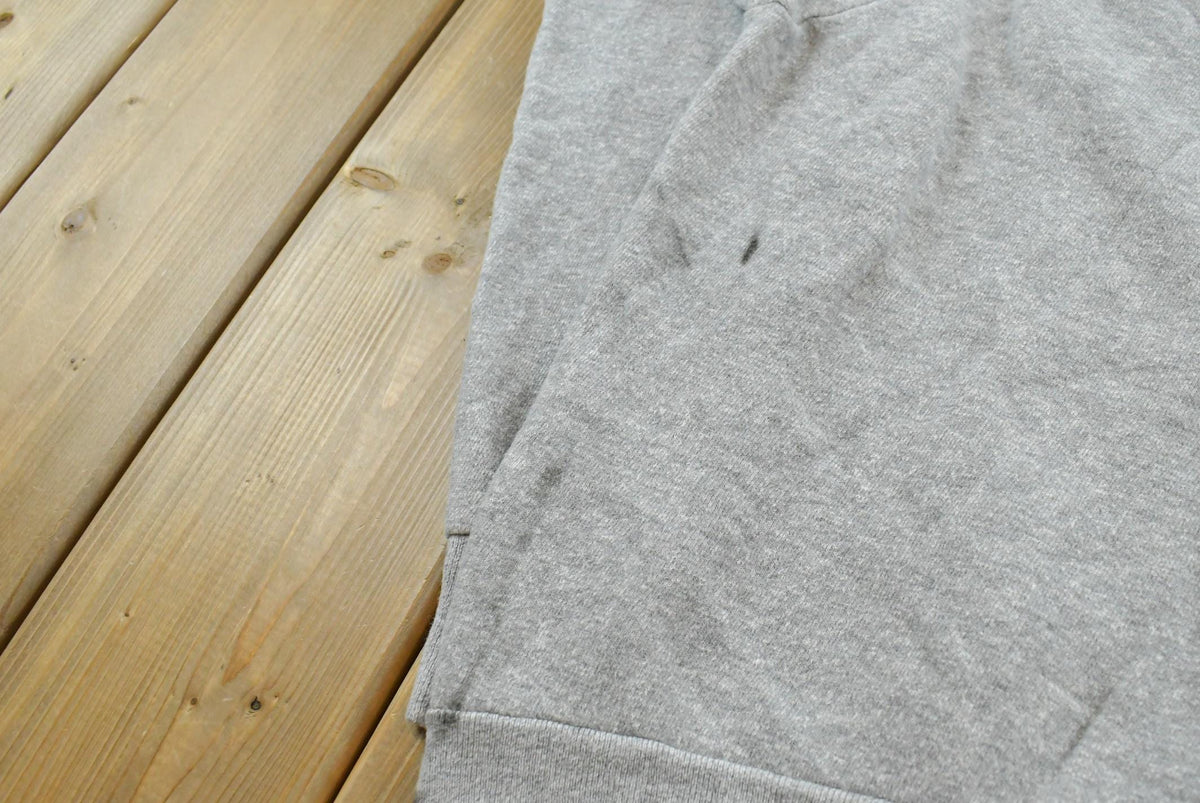 Vintage 1980s Blank Gray Raglan Crewneck Sweatshirt Men's XS