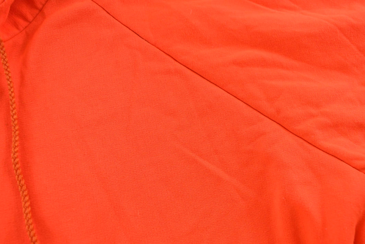 Vintage 1990s Chill Buster Camber II High Visibility Orange Thermal Lined Zip Up Hoodie Sweatshirt Men's L
